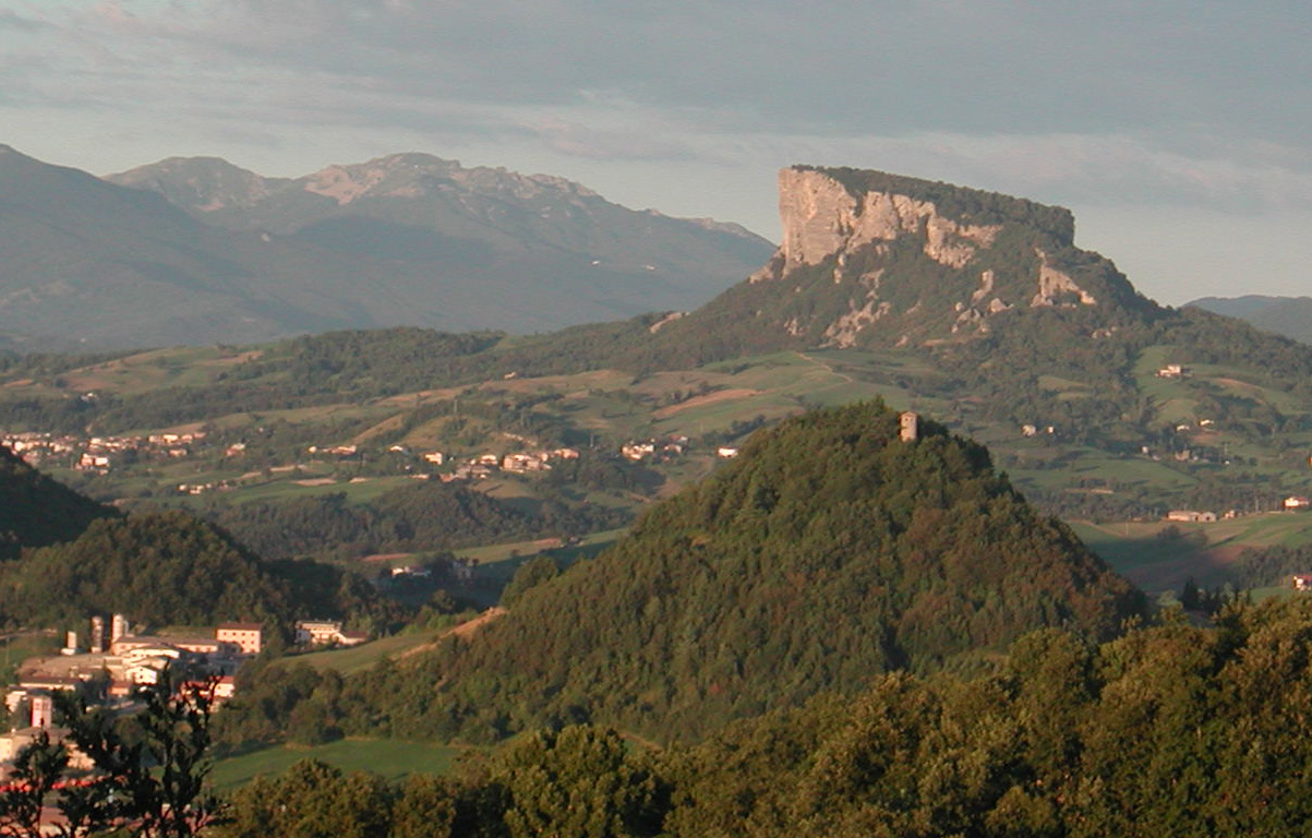 Panorama des Bismantova-Berges in Italien